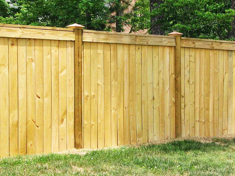 wood fence installation in red cross nc