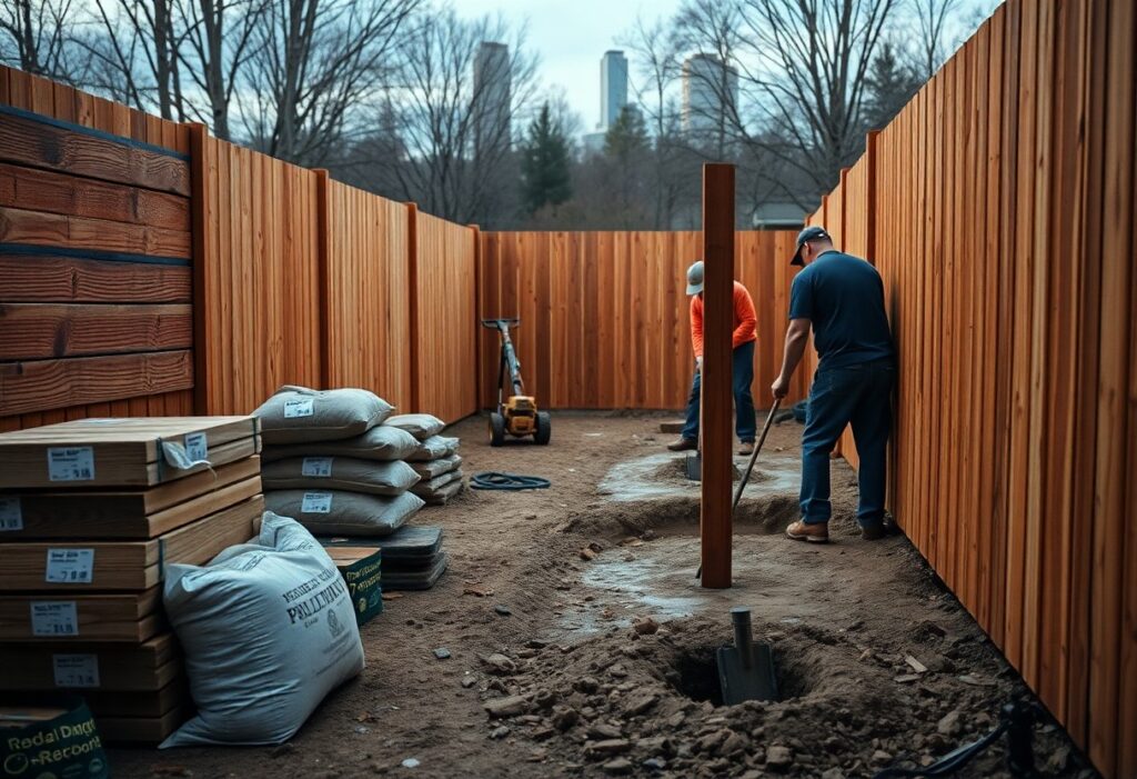 wood fence installation cost in charlotte nc hcd