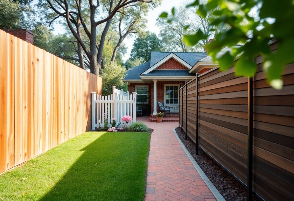 wood fence styles for charlotte backyards wqt